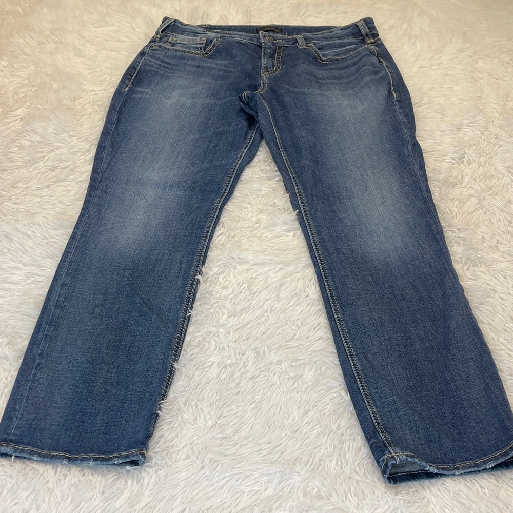 Silver Jeans SUKI Women's Straight Leg Blue Denim SIZE 32/30
